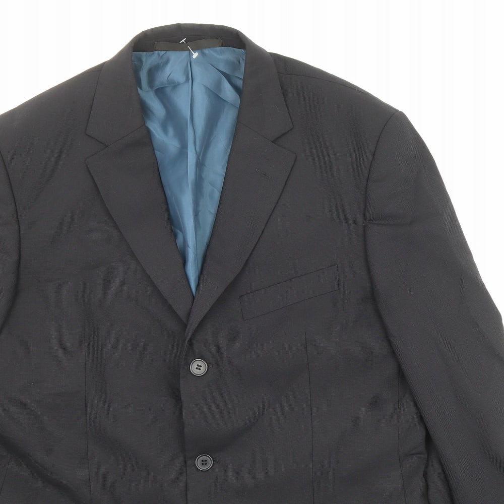 Mens UK Size 40 Marks and Spencer Regular Black Suit Jacket