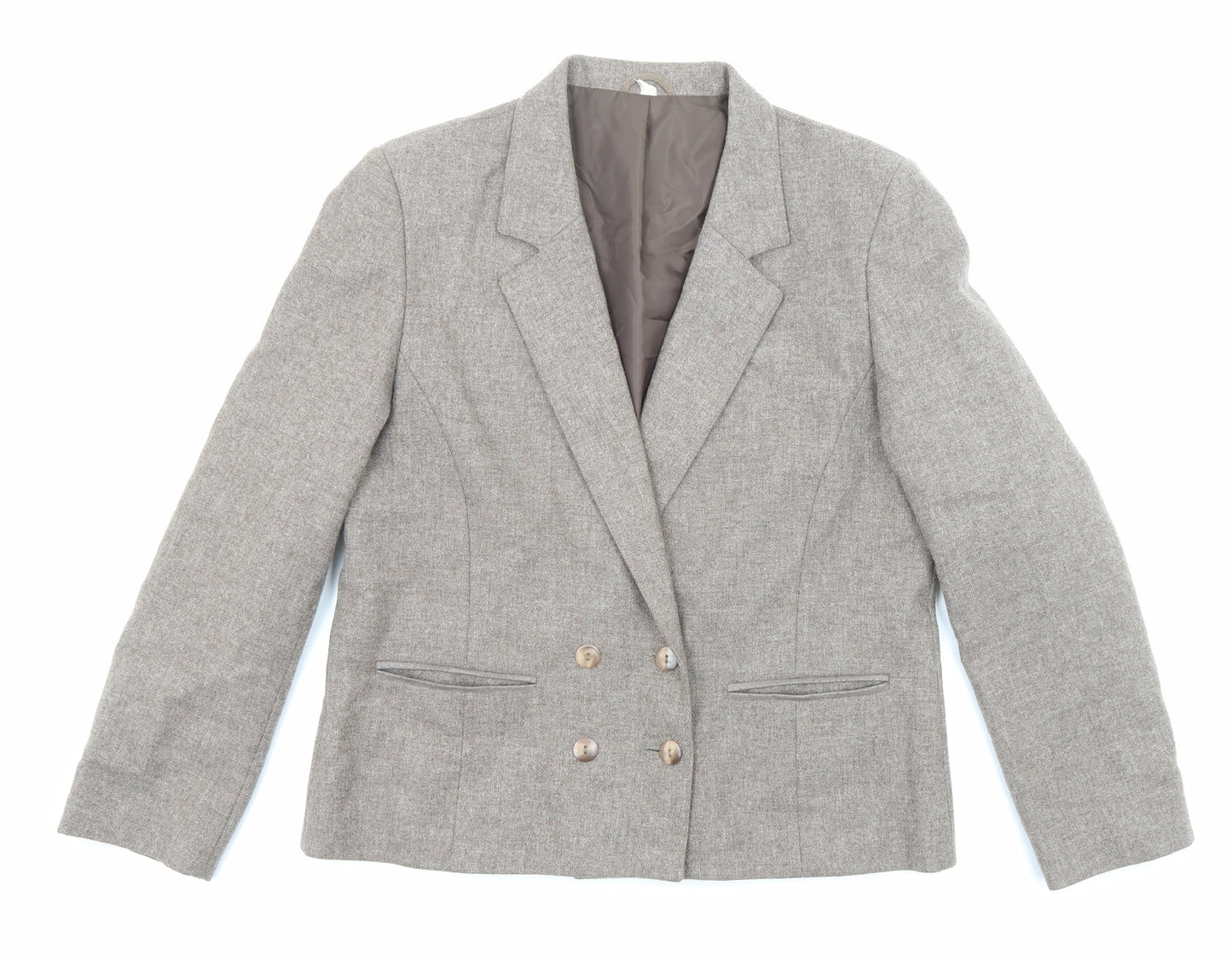 Womens UK Size 14 EWM Beige Jacket