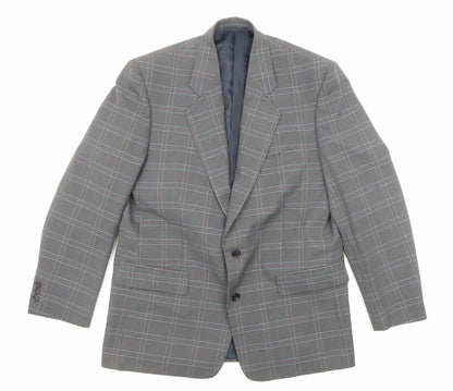 Mens UK Size 42 Berkertex Regular Grey Suit Jacket