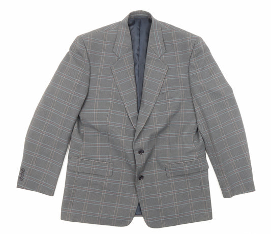 Mens UK Size 42 Berkertex Regular Grey Suit Jacket