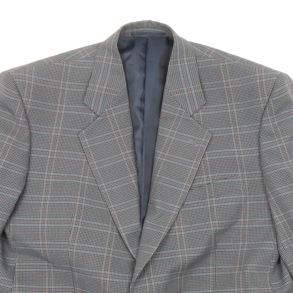 Mens UK Size 42 Berkertex Regular Grey Suit Jacket