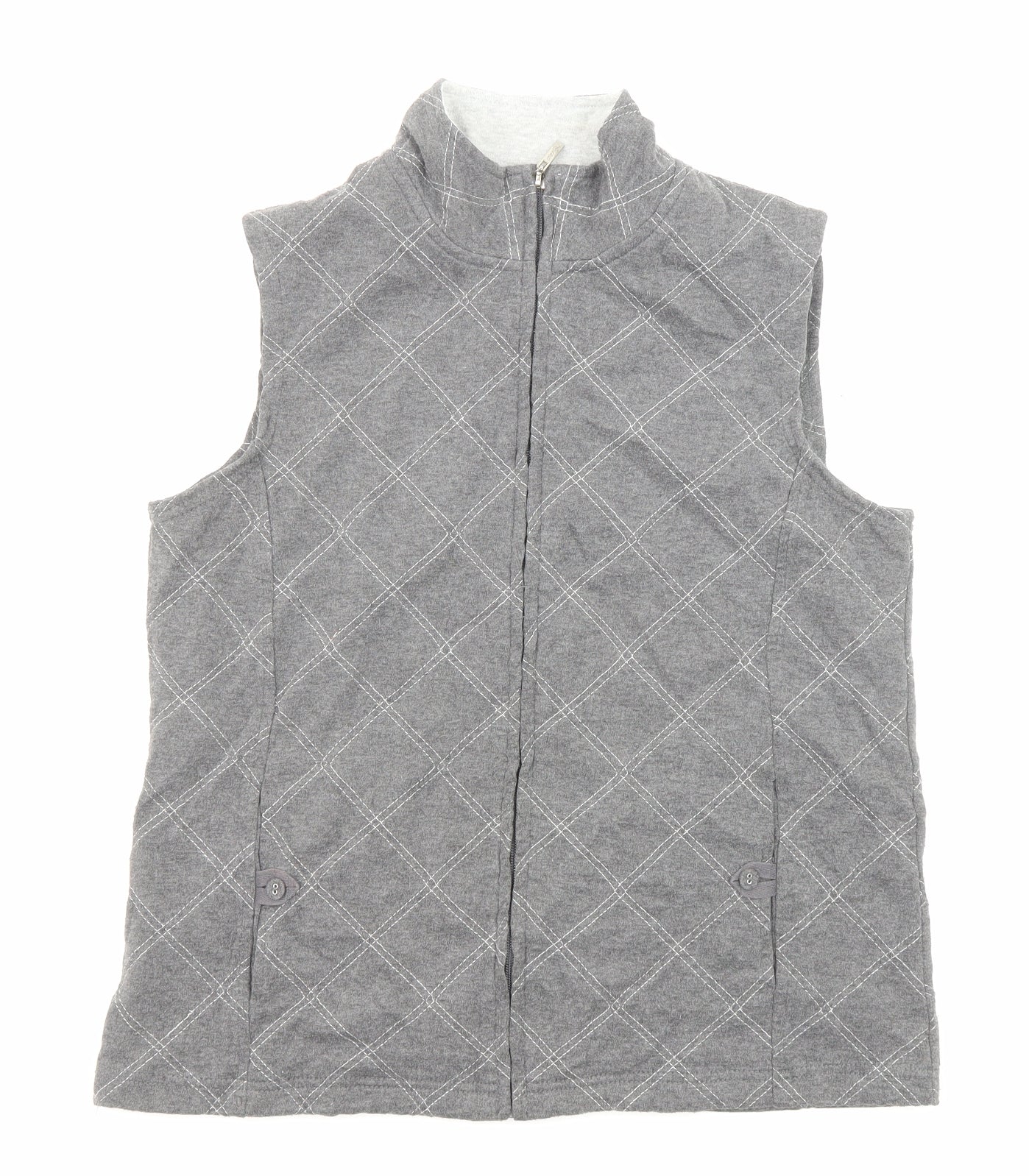 Womens UK Size 12 DASH Grey Gilet