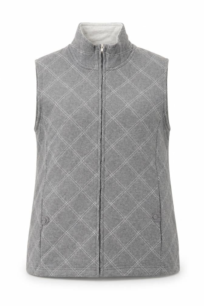 Womens UK Size 12 DASH Grey Gilet