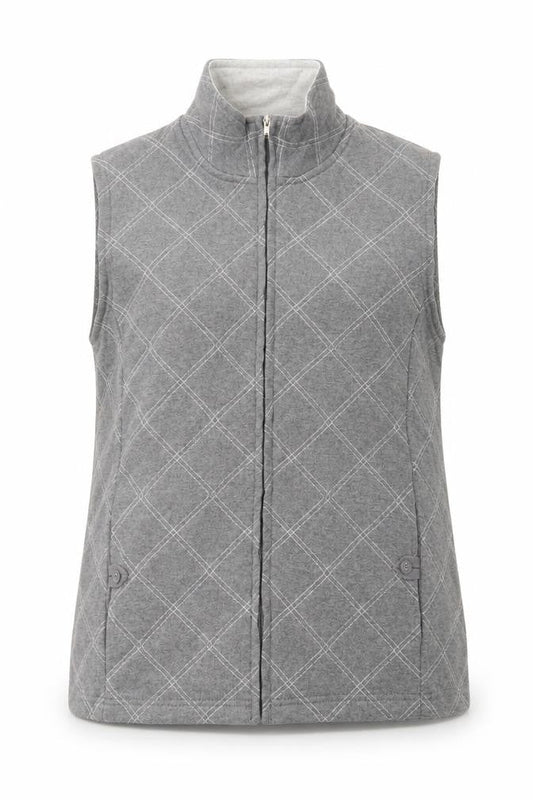 Womens UK Size 12 DASH Grey Gilet
