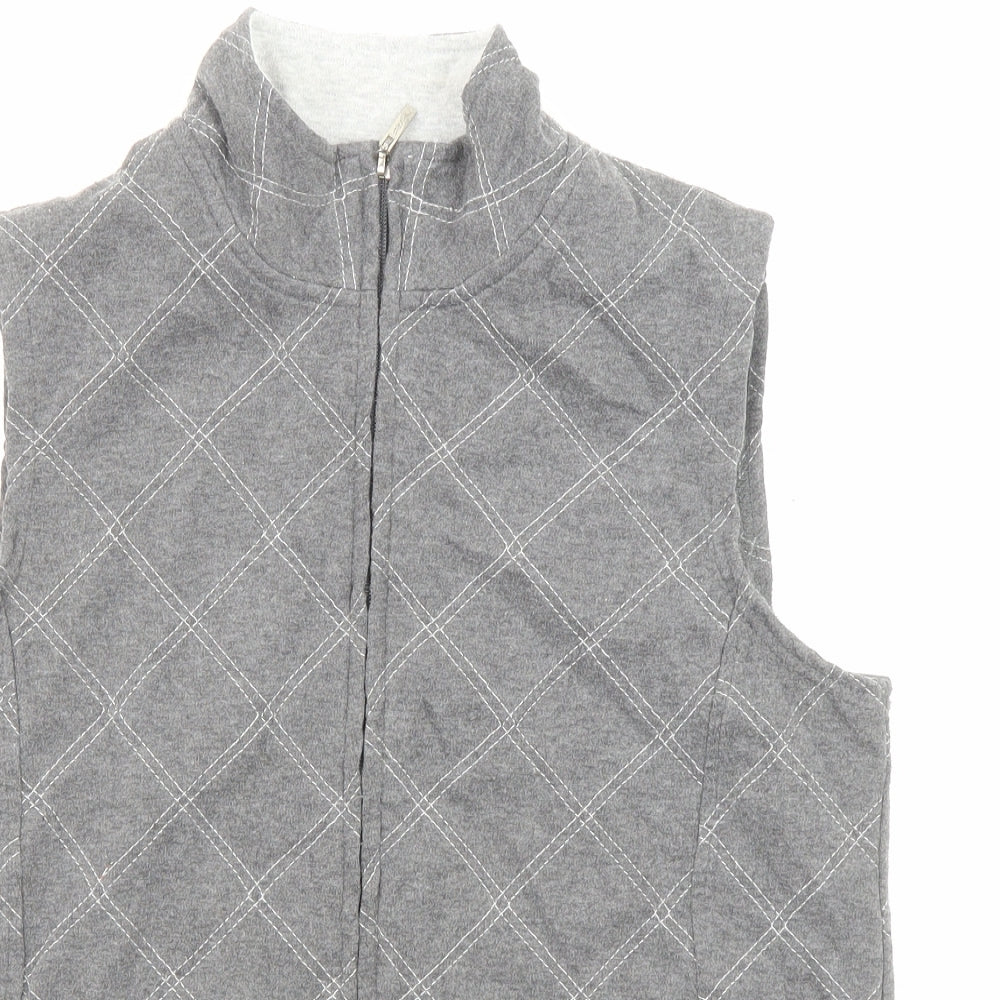 Womens UK Size 12 DASH Grey Gilet