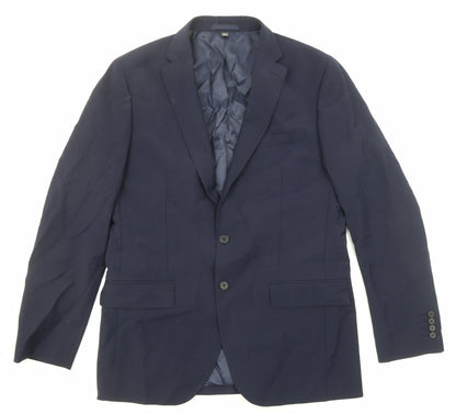 Mens UK Size 40 Marks and Spencer Regular Blue Suit Jacket