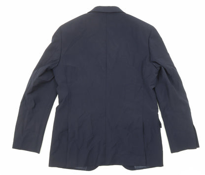 Mens UK Size 40 Marks and Spencer Regular Blue Suit Jacket
