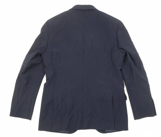 Mens UK Size 40 Marks and Spencer Regular Blue Suit Jacket