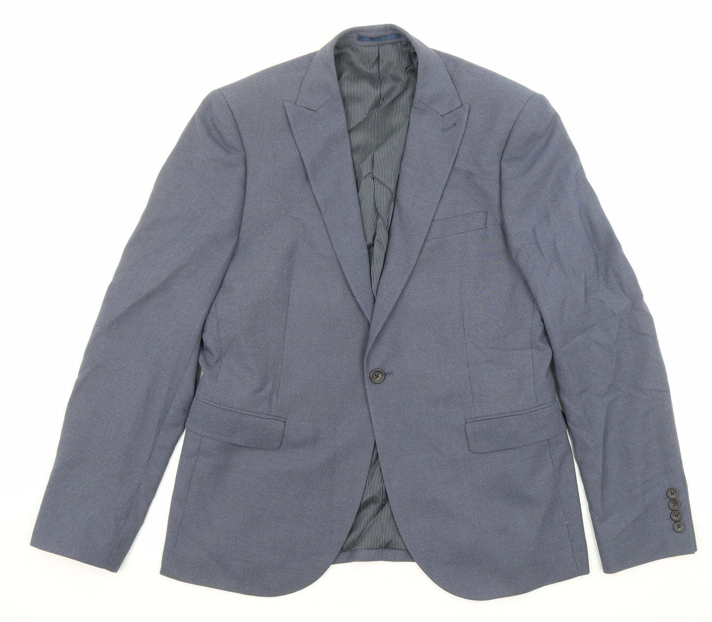 Mens UK Size 42 NEXT Regular Blue Suit Jacket