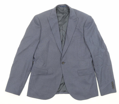 Mens UK Size 42 NEXT Regular Blue Suit Jacket