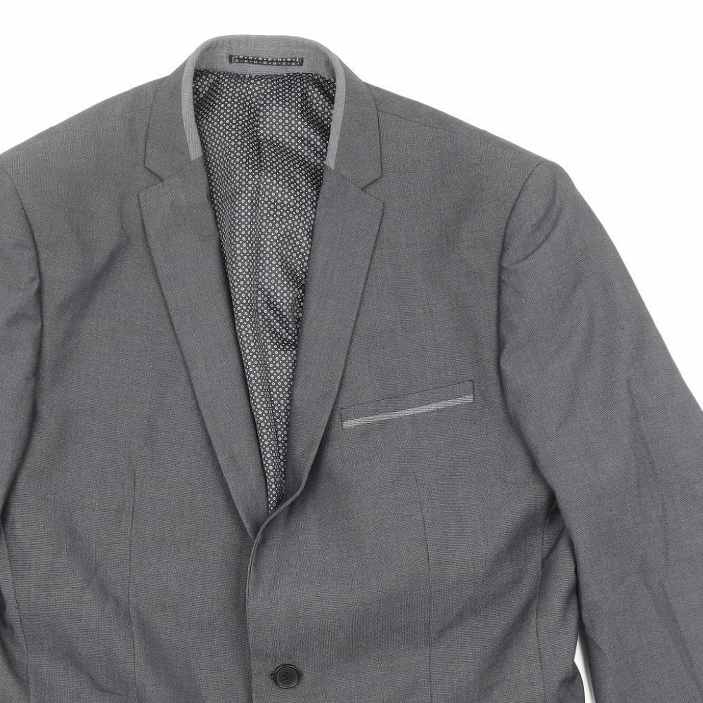 Mens UK Size 42 Slaters Regular Grey Suit Jacket