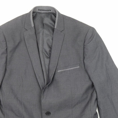 Mens UK Size 42 Slaters Regular Grey Suit Jacket