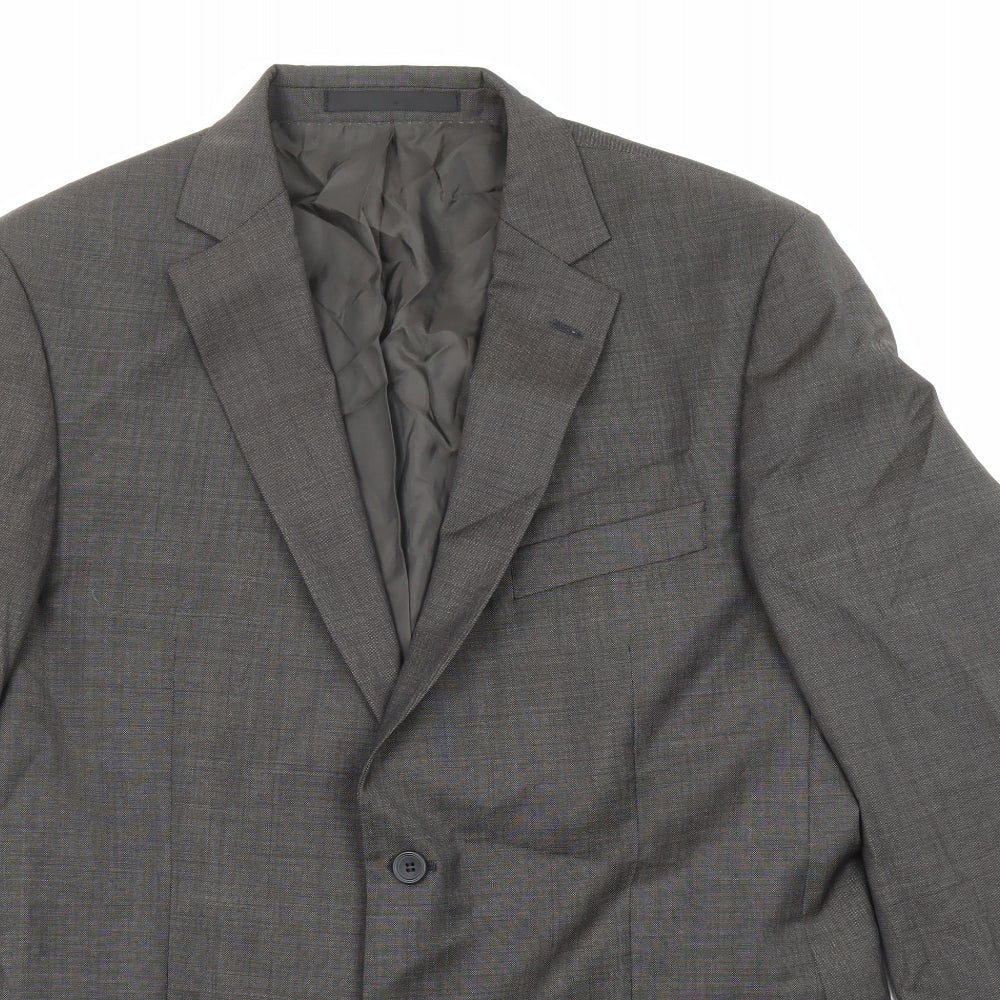 Mens UK Size 42 Marks and Spencer Regular Grey Suit Jacket