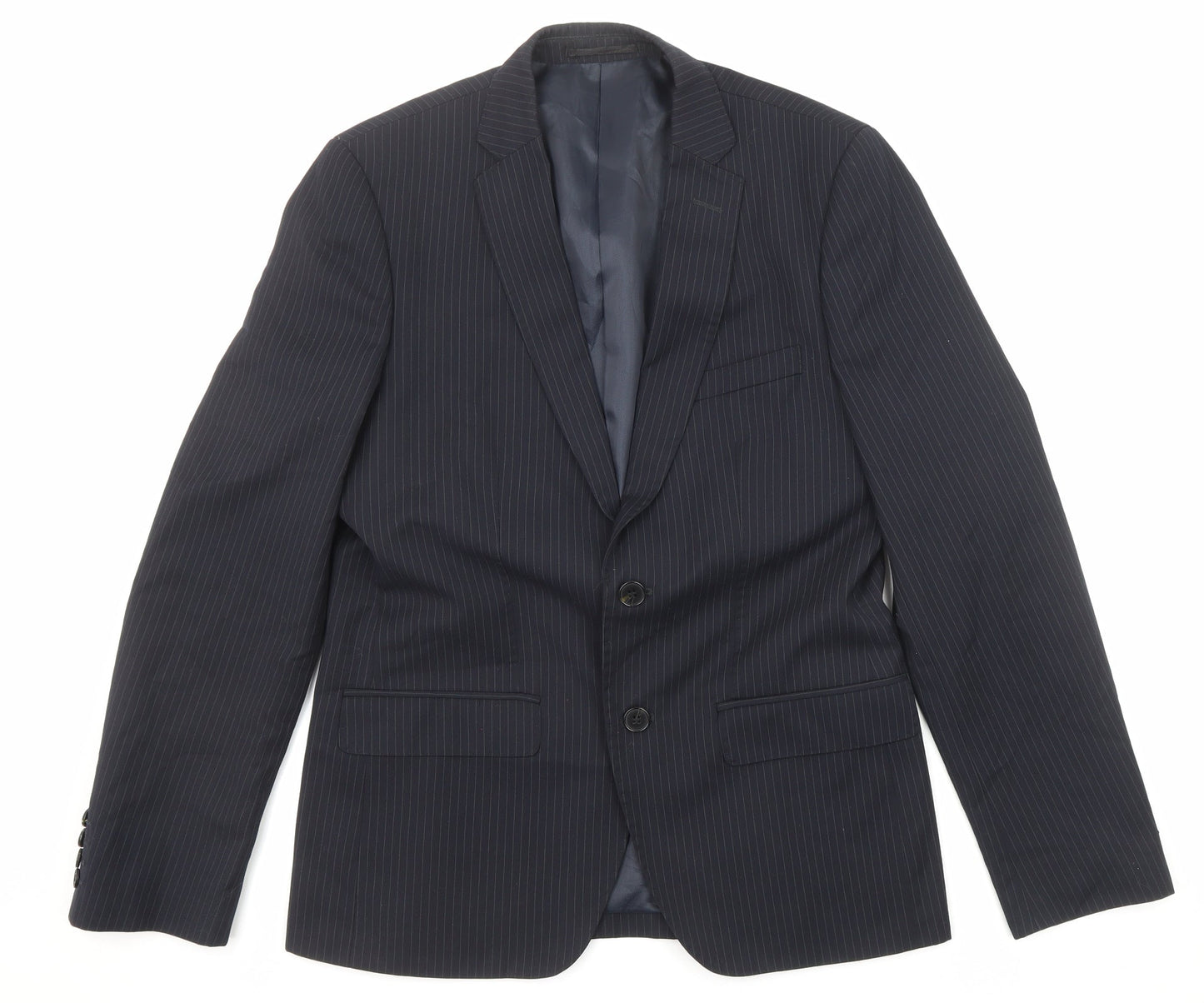 Mens UK Size 38 French Connection Regular Black Suit Jacket