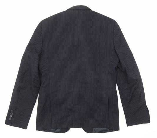 Mens UK Size 38 French Connection Regular Black Suit Jacket