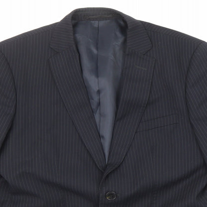 Mens UK Size 38 French Connection Regular Black Suit Jacket