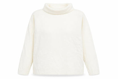 Classics Womens Ivory Roll Neck Acrylic Pullover Jumper Size 18