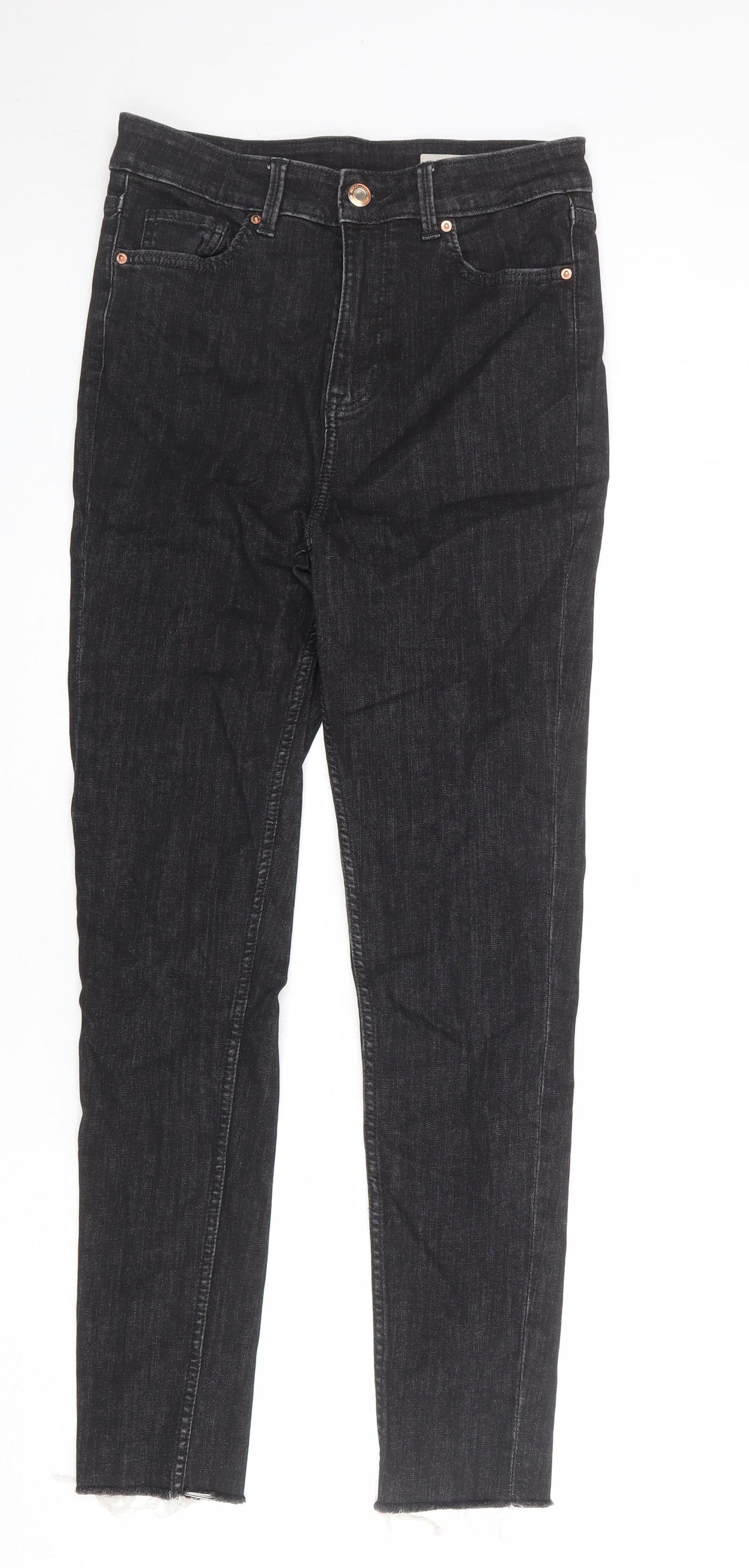 Womens UK Size 10 Marks and Spencer Regular Fit Skinny Black Jeans