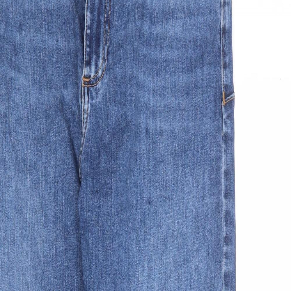 ASOS Mens Blue Cotton Skinny Jeans Size 30 in L30 in Regular Zip