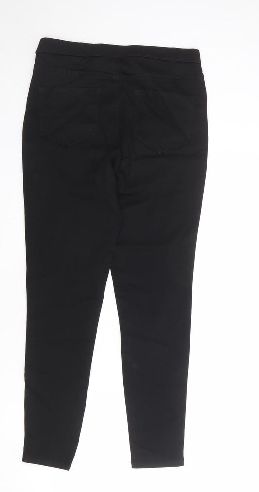 George Womens Black Cotton Jegging Jeans Size M L27 in Regular