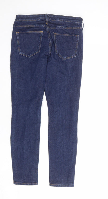 Womens UK Size 10 H&M Regular Fit Skinny Blue Jeans