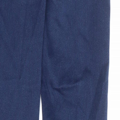 Denim & Co. Womens Blue Cotton Skinny Jeans Size 8 L30 in Regular Button