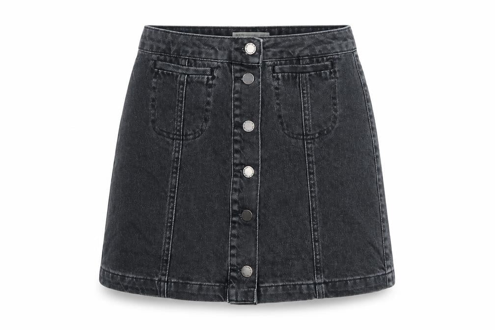 Womens UK Size 26 in Topshop Mini Denim Skirt
