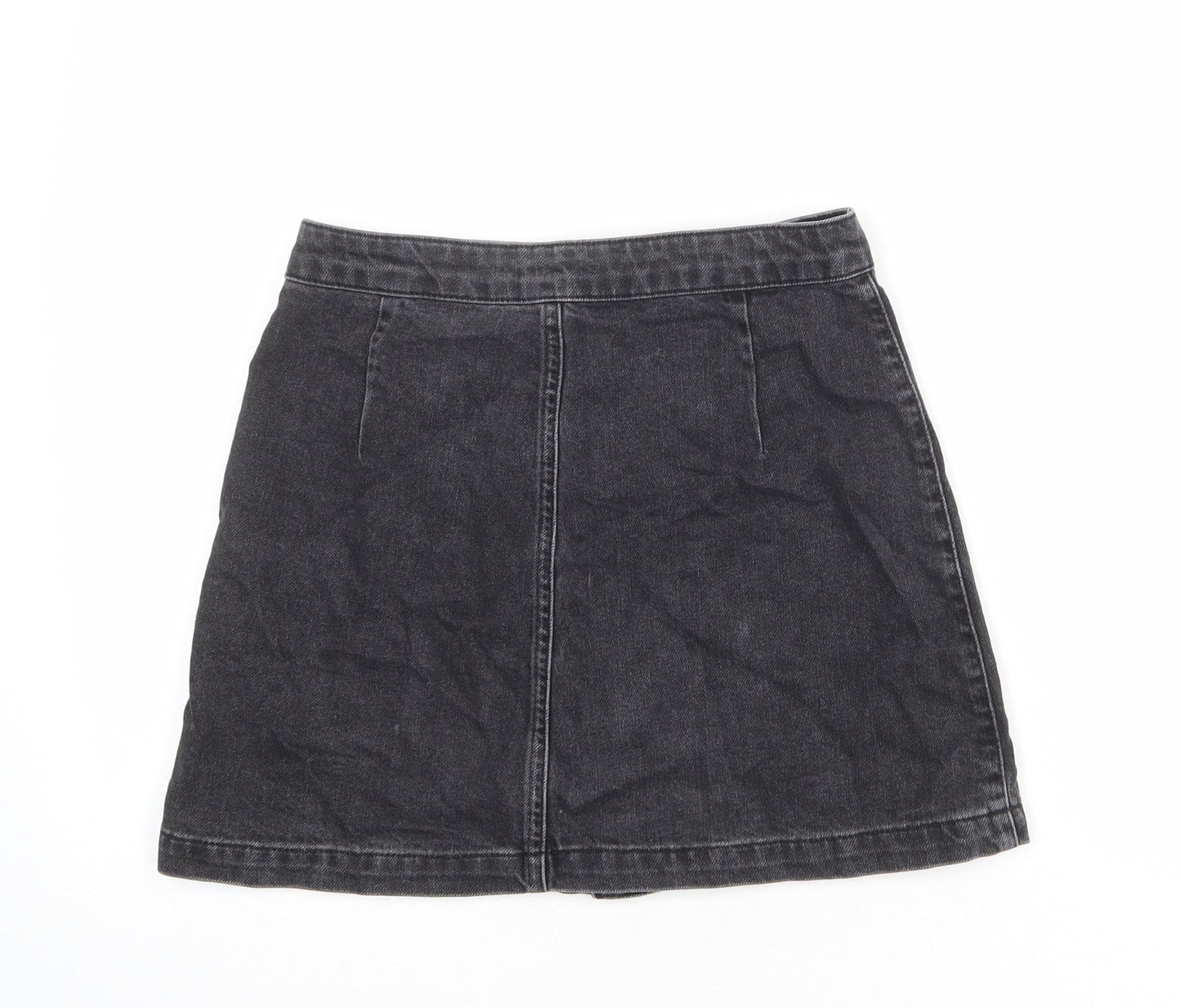 Womens UK Size 26 in Topshop Mini Denim Skirt