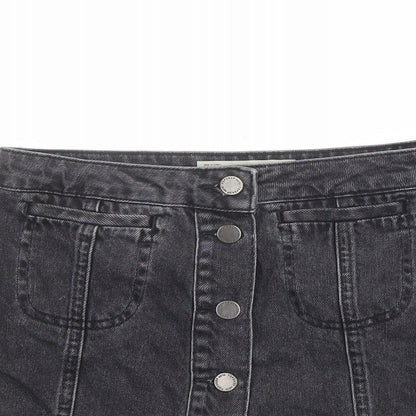 Womens UK Size 26 in Topshop Mini Denim Skirt