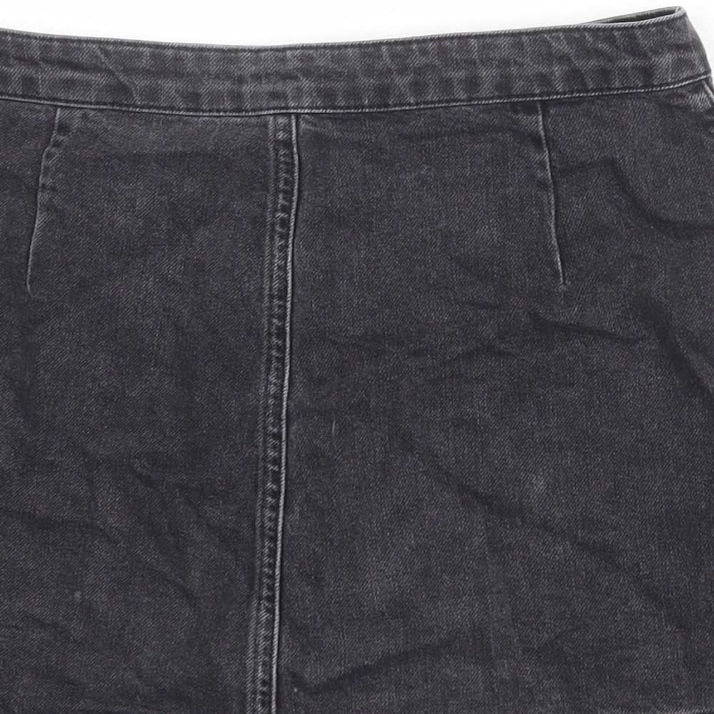 Womens UK Size 26 in Topshop Mini Denim Skirt