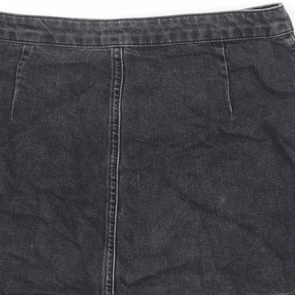 Womens UK Size 26 in Topshop Mini Denim Skirt