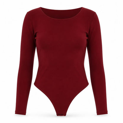 Womens UK Size 12 Boohoo One-Piece Red Bodysuit