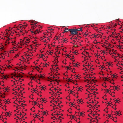 Womens UK Size M Gap Pink Basic Blouse