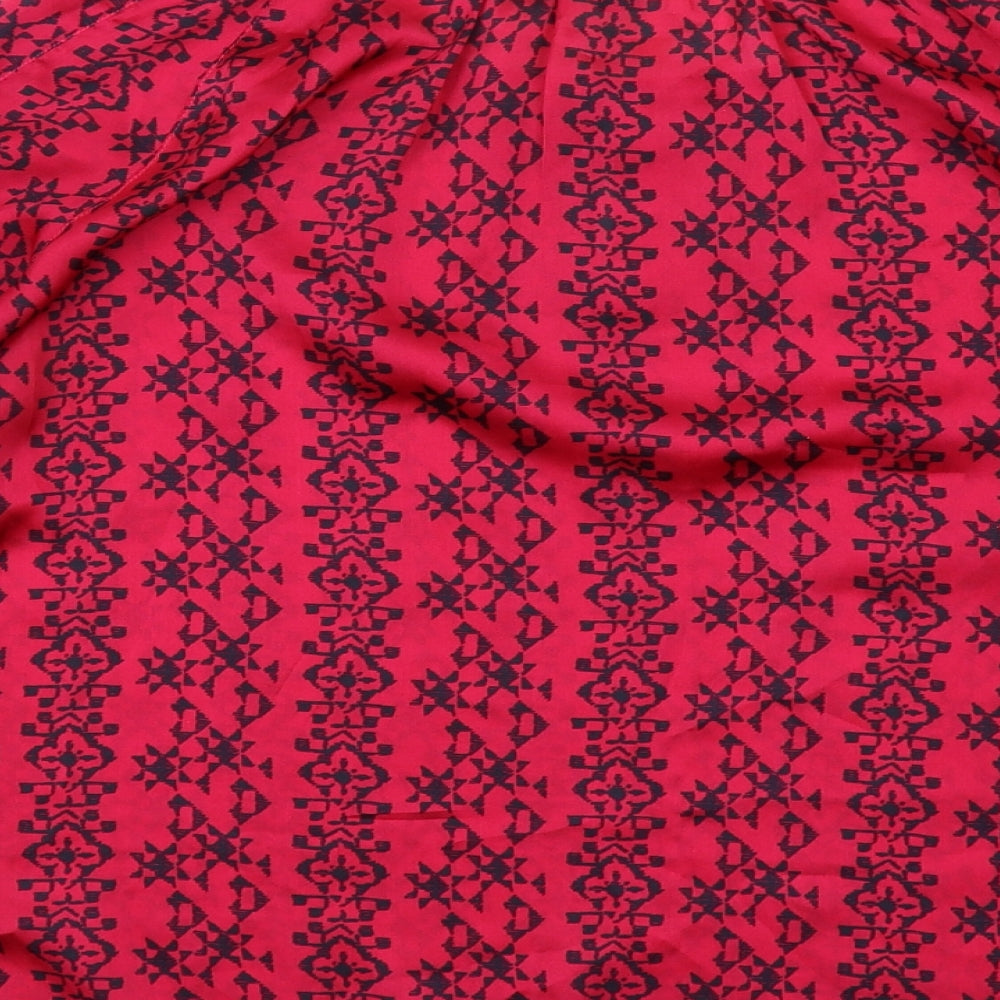 Womens UK Size M Gap Pink Basic Blouse