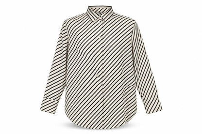 Womens UK Size L H&M Ivory Basic Button-Up