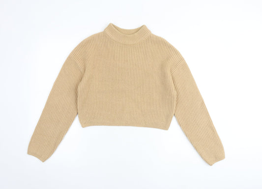 Womens UK Size S H&M Brown Pullover Jumper