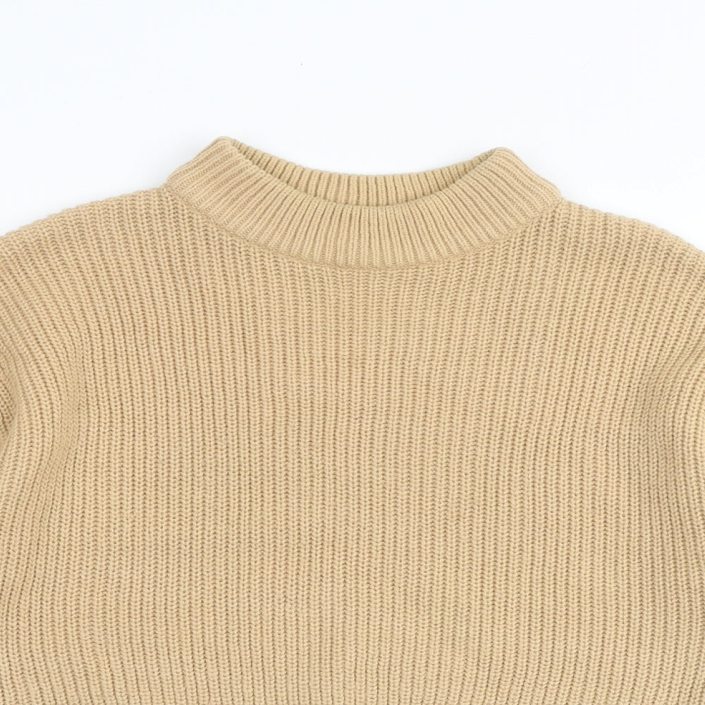 Womens UK Size S H&M Brown Pullover Jumper