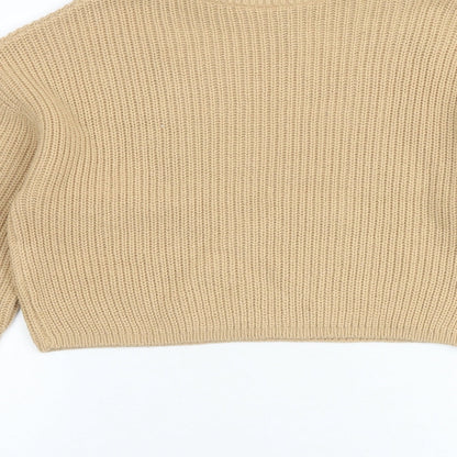 Womens UK Size S H&M Brown Pullover Jumper