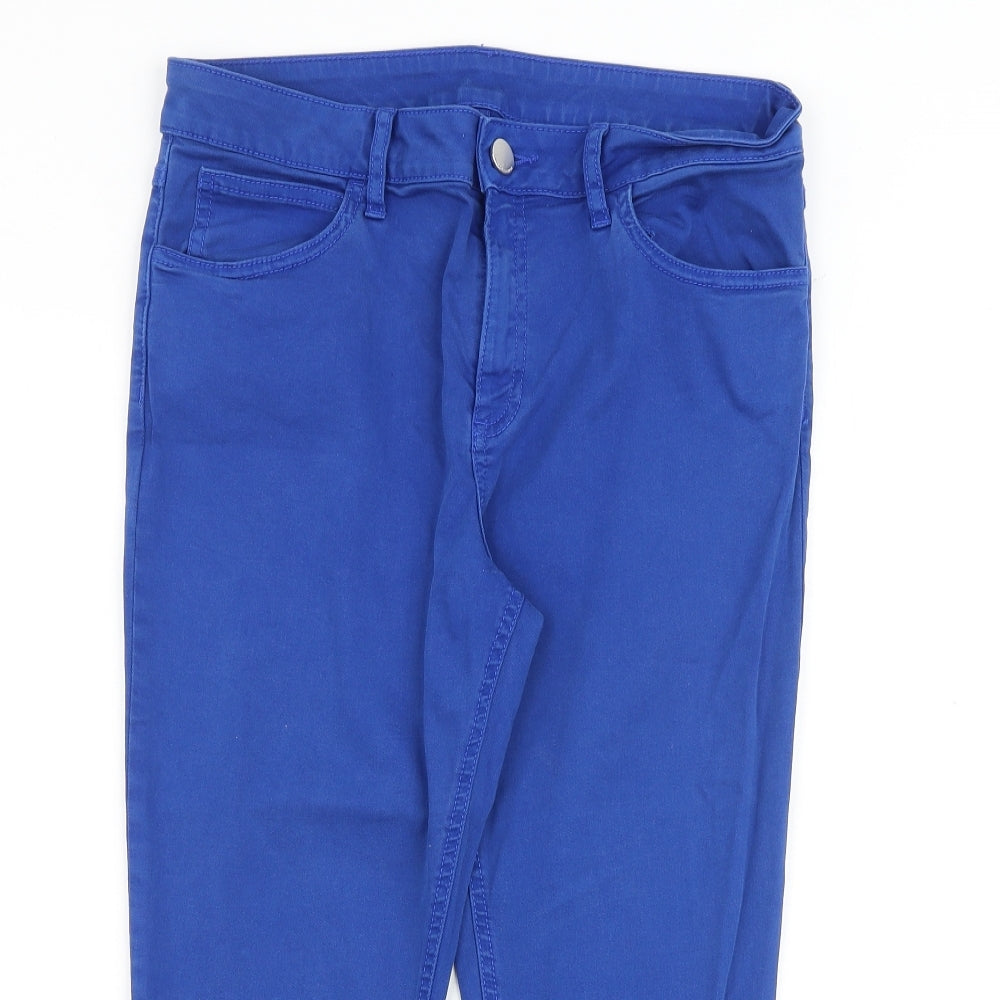 Womens UK Size 30 in Marks and Spencer Regular Fit Tapered Blue Jeans