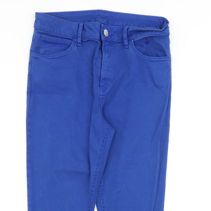 Womens UK Size 30 in Marks and Spencer Regular Fit Tapered Blue Jeans