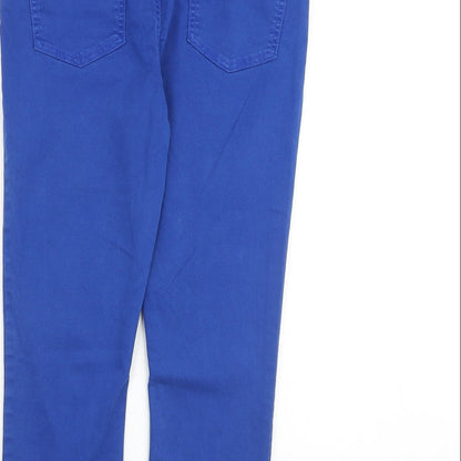 Womens UK Size 30 in Marks and Spencer Regular Fit Tapered Blue Jeans