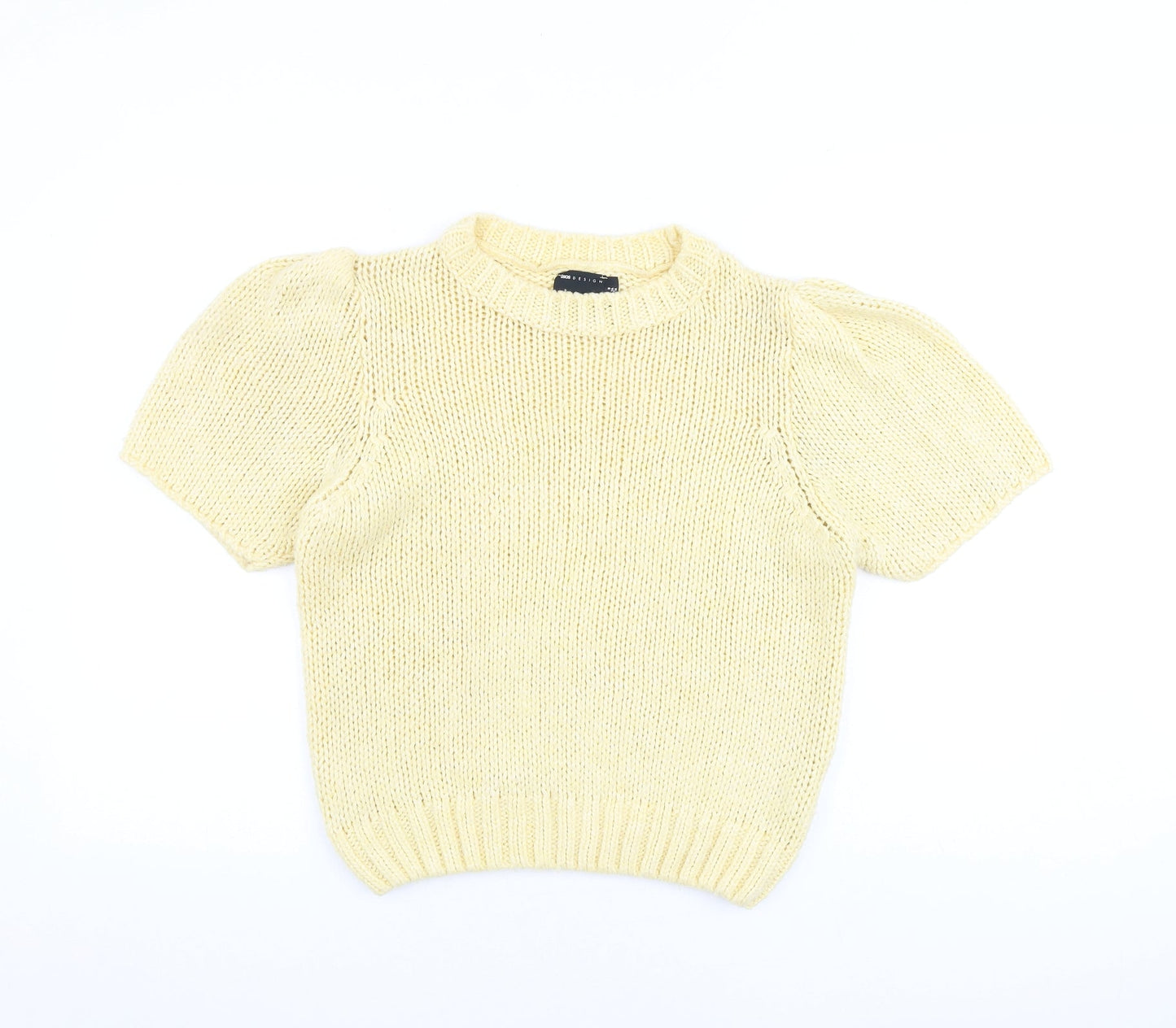 Womens UK Size 8 ASOS Yellow Pullover Jumper