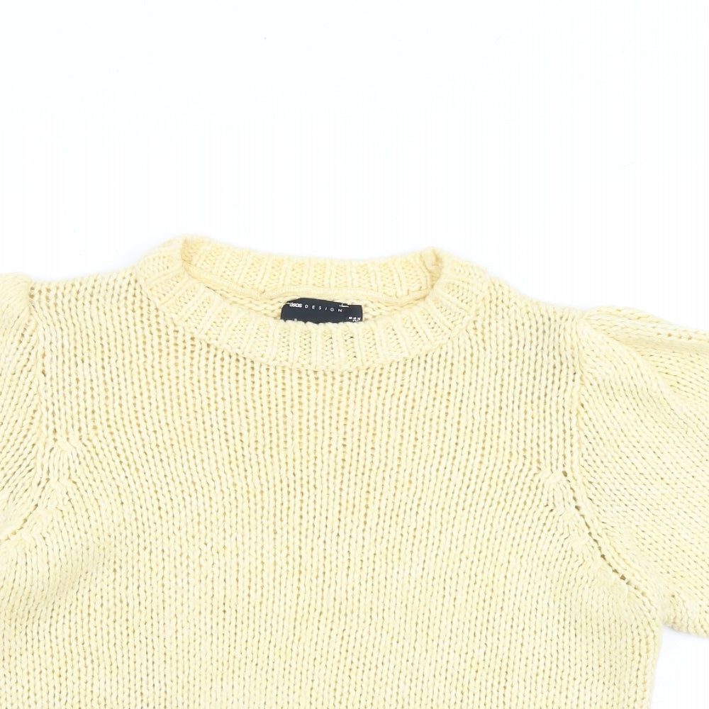 Womens UK Size 8 ASOS Yellow Pullover Jumper