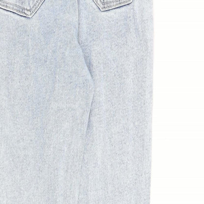 Womens UK Size 8 Stradivarius Regular Fit Tapered Blue Jeans