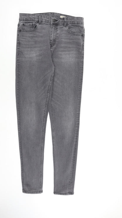Womens UK Size 10 Marks and Spencer Slim Fit Skinny Grey Jeans