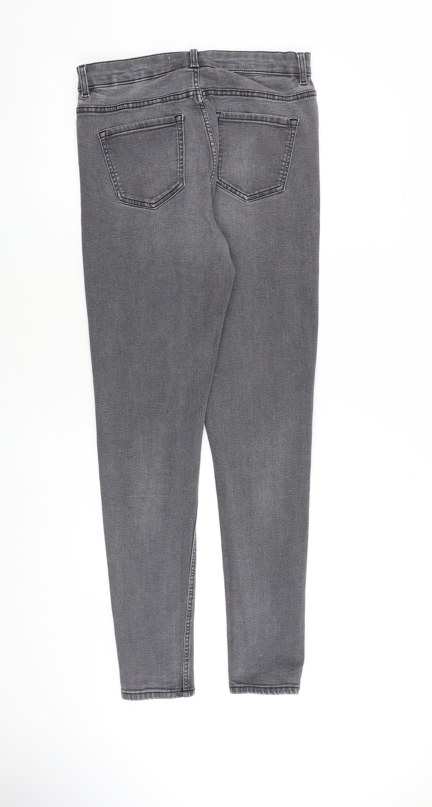 Womens UK Size 10 Marks and Spencer Slim Fit Skinny Grey Jeans