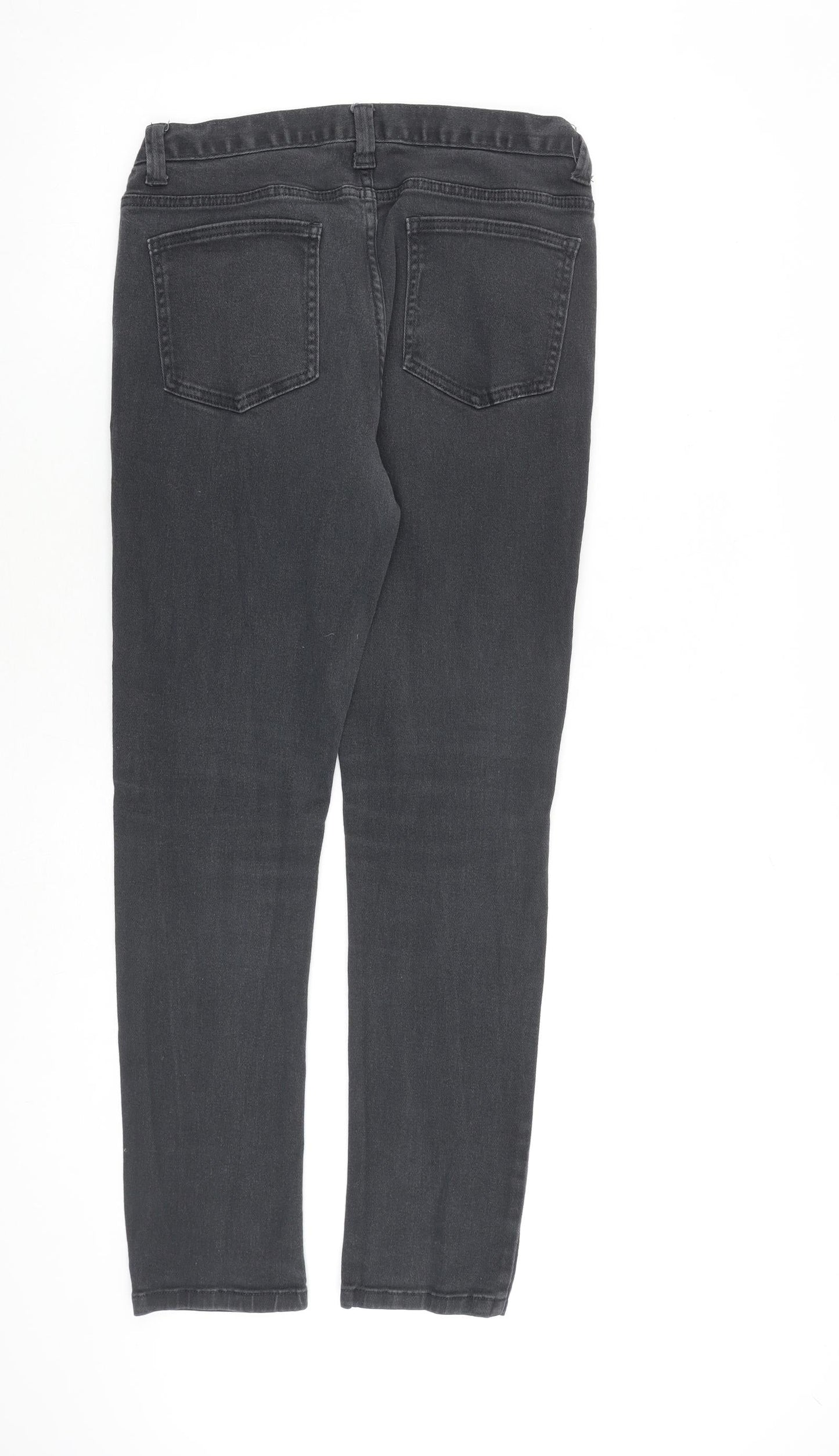 Denim & Co. Mens Grey Cotton Skinny Jeans Size 32 in L32 in Slim Zip