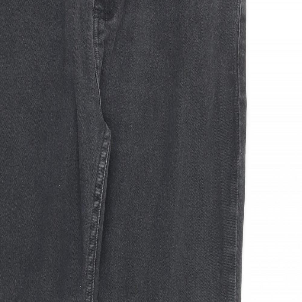 Denim & Co. Mens Grey Cotton Skinny Jeans Size 32 in L32 in Slim Zip