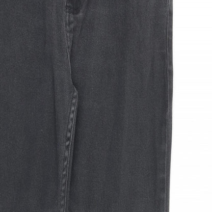 Denim & Co. Mens Grey Cotton Skinny Jeans Size 32 in L32 in Slim Zip