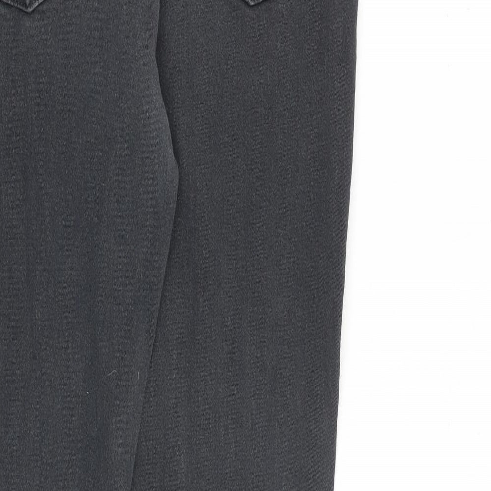 Denim & Co. Mens Grey Cotton Skinny Jeans Size 32 in L32 in Slim Zip